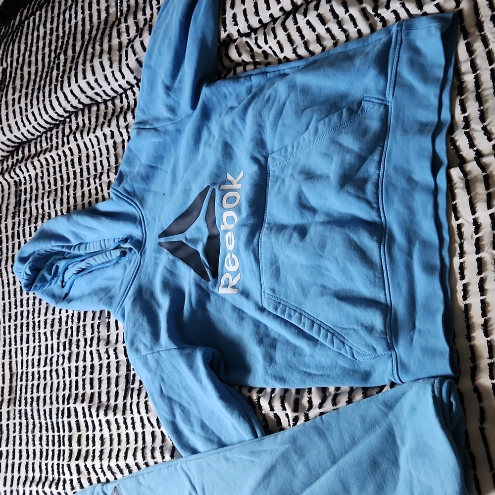 Baby blue Reebok Jogger  Set